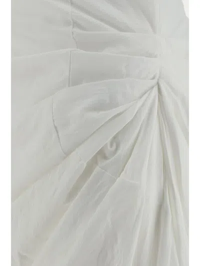 Shop Jacquemus Women La Robe Saudade Longue Dress In White