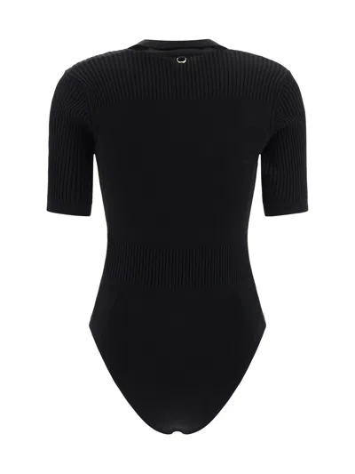 Shop Jacquemus Women Le Body Yauco Bodysuit In Black