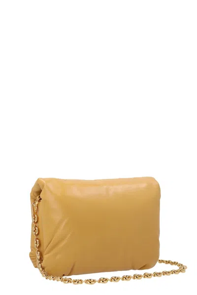 Shop Loewe Women 'goya Puffer' Crossbody Bag In Cream