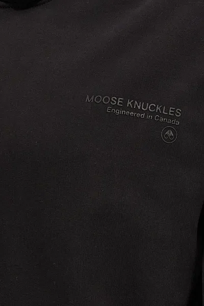 Shop Moose Knuckles Men 'deschamps' Hoodie In Black