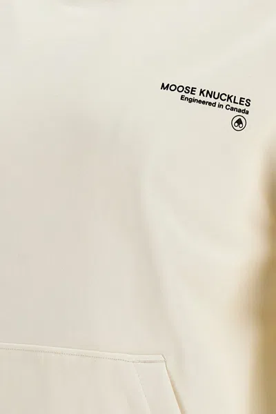 Shop Moose Knuckles Men 'deschamps' Hoodie In White