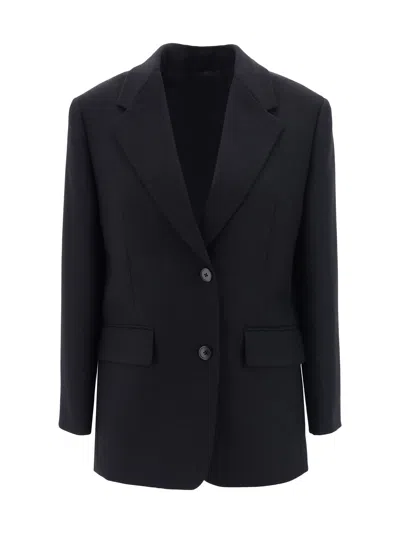Shop Prada Women Blazer Jacket In Black