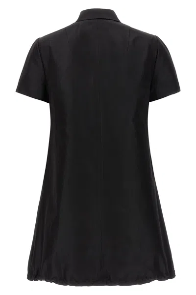 Shop Prada Women Re-nylon Mini Dress In Black