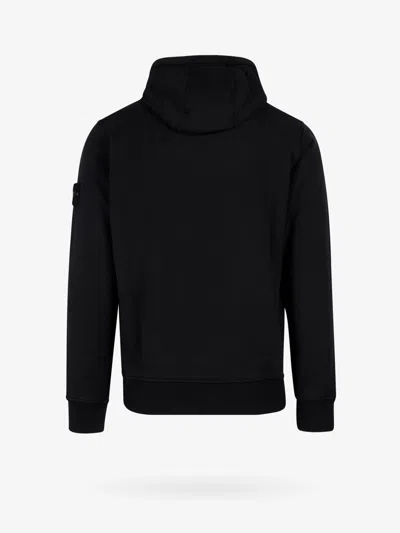 Shop Stone Island Man Sweatshirt Man Black Sweatshirts