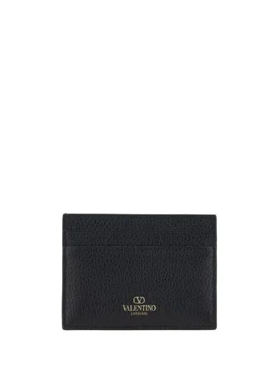 Shop Valentino Garavani Women  Garavani Rockstud Card Holder In Black