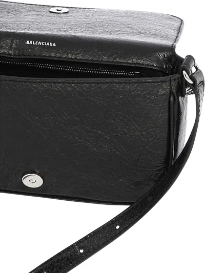 Shop Balenciaga "flap Le Cagole Mini" Crossbody Bag