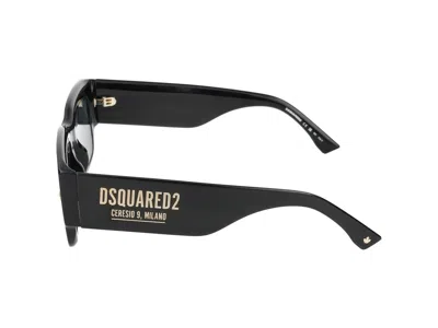 Shop Dsquared2 Sunglasses In Black Gold