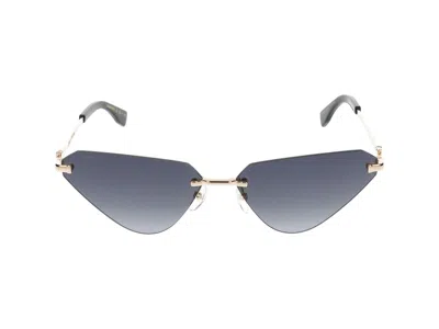 Shop Dsquared2 Sunglasses In Gold Black