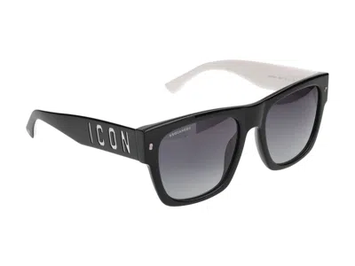 Shop Dsquared2 Sunglasses In Black White