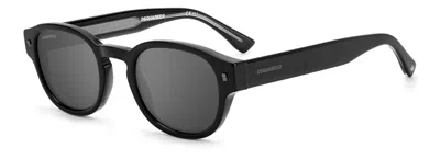 Shop Dsquared2 Sunglasses In Black Dark Ruthenium