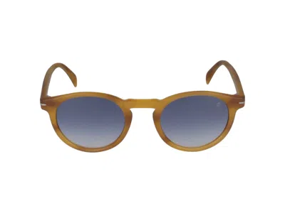 Shop Eyewear By David Beckham Sunglasses In Havana Honey