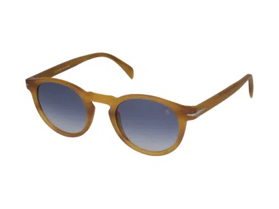 Shop Eyewear By David Beckham Sunglasses In Havana Honey