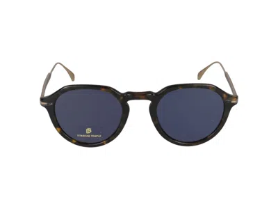 Shop Eyewear By David Beckham Sunglasses In Havana Gold