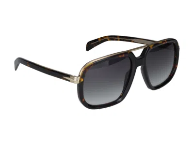 Shop Eyewear By David Beckham Sunglasses In Havana Gold
