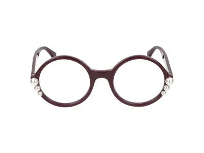 Shop Fendi Eyeglasses In Plum