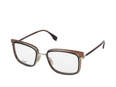 Shop Fendi Eyeglasses In Brown