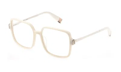 Shop Furla Eyeglasses In Ivory Full Glossy