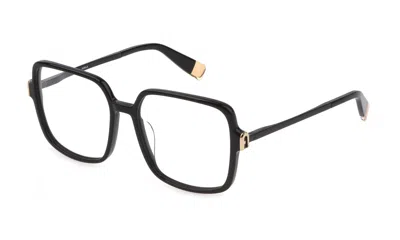 Shop Furla Eyeglasses In Glossy Black
