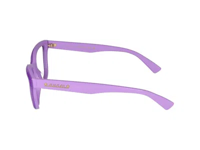 Shop Gucci Eyeglasses In Violet Violet Transparent