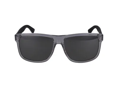 Shop Gucci Sunglasses In Grey Black Grey