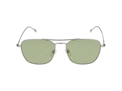 Shop Gucci Sunglasses In Silver Silver Green