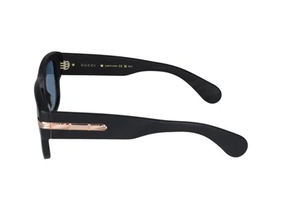 Shop Gucci Sunglasses In Black Black Blue