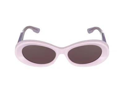Shop Gucci Sunglasses In Pink Pink Brown
