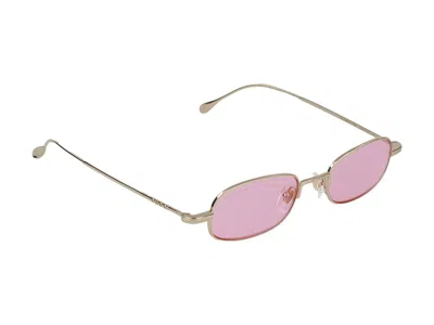 Shop Gucci Sunglasses In Gold Gold Pink