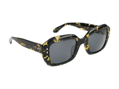 Shop Isabel Marant Sunglasses In Yellow Havana