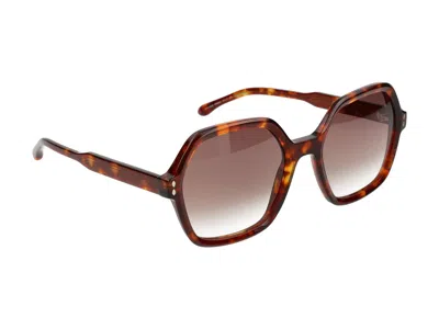 Shop Isabel Marant Sunglasses In Brown Havana