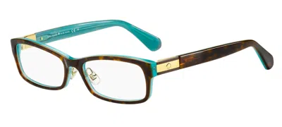 Shop Kate Spade Eyeglasses In Havana Turquoise