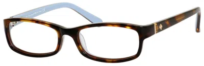 Shop Kate Spade Eyeglasses In Havana Blue