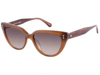 Shop Kate Spade Sunglasses In Brown