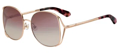 Shop Kate Spade Sunglasses In Pink Havana
