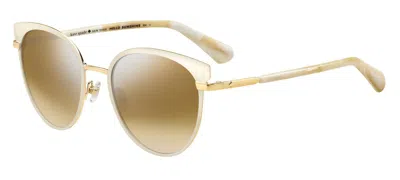 Shop Kate Spade Sunglasses In Nude