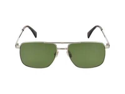 Shop Lanvin Sunglasses In Gold/green