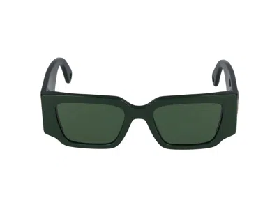 Shop Lanvin Sunglasses In Dark Green
