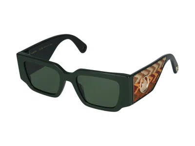 Shop Lanvin Sunglasses In Dark Green