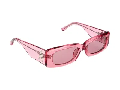 Shop Linda Farrow Sunglasses In Pink