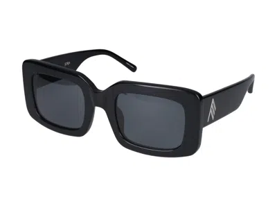 Shop Linda Farrow Sunglasses In Black