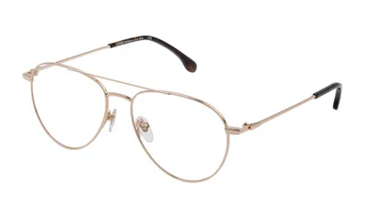 Shop Lozza Eyeglasses In Shiny Rose Gold