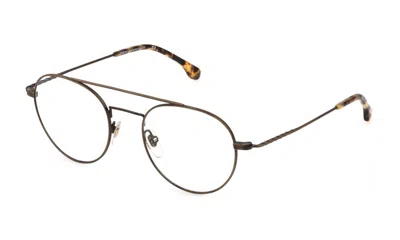 Shop Lozza Eyeglasses In Matt Gold Antiqued