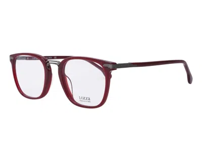 Shop Lozza Eyeglasses In Shiny Opaline Red