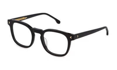 Shop Lozza Eyeglasses In Shiny Black