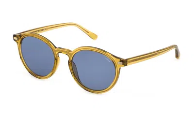 Shop Lozza Sunglasses In Shiny Transp.light Yellow