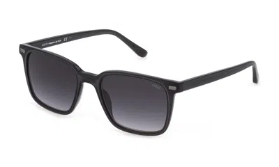 Shop Lozza Sunglasses In Shiny Transparent Dark Grey
