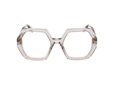 Shop Marc Jacobs Eyeglasses In Beige