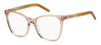 Shop Marc Jacobs Eyeglasses In Orange Beige