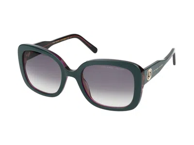 Shop Marc Jacobs Sunglasses In Teal