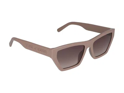 Shop Marc Jacobs Sunglasses In Beige